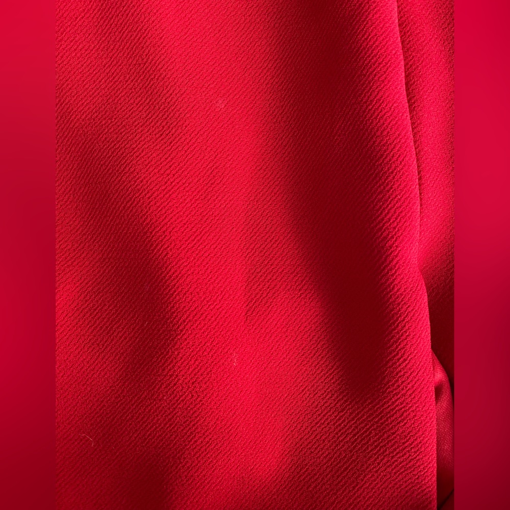 GUC Avery G One Shoulder Red Floor Length Gown Prom Dress size 4 - Picture 16 of 16